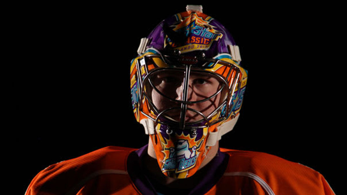 Solar Bears unveil All-Star goalie mask
