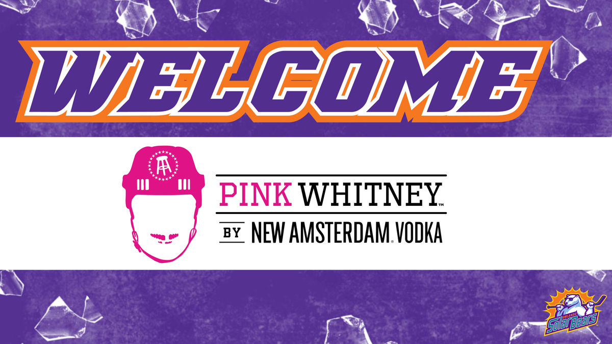 Solar Bears announce partnership with Pink Whitney by New Amsterdam Vodka