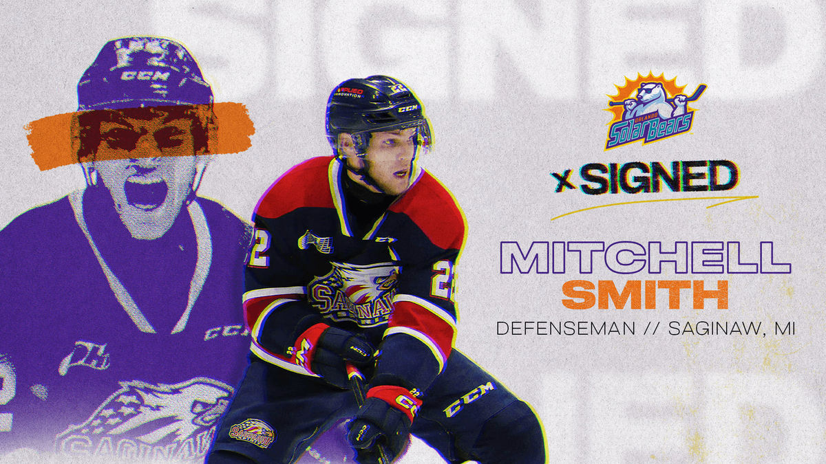 Rookie Defenseman Mitchell Smith Signs With Solar Bears