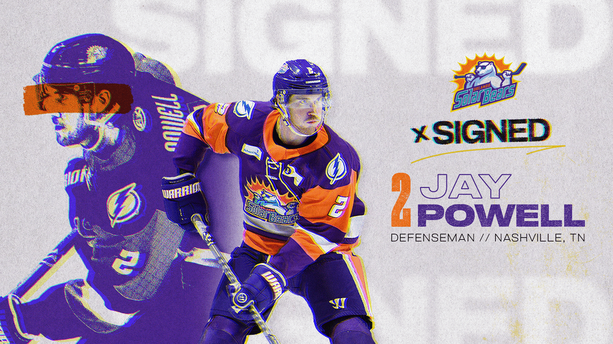 Jay Powell Signs on for Second Season with Solar Bears