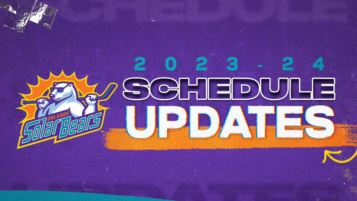 Solar Bears Game on December 8 Rescheduled for Wednesday, March 6, 2024