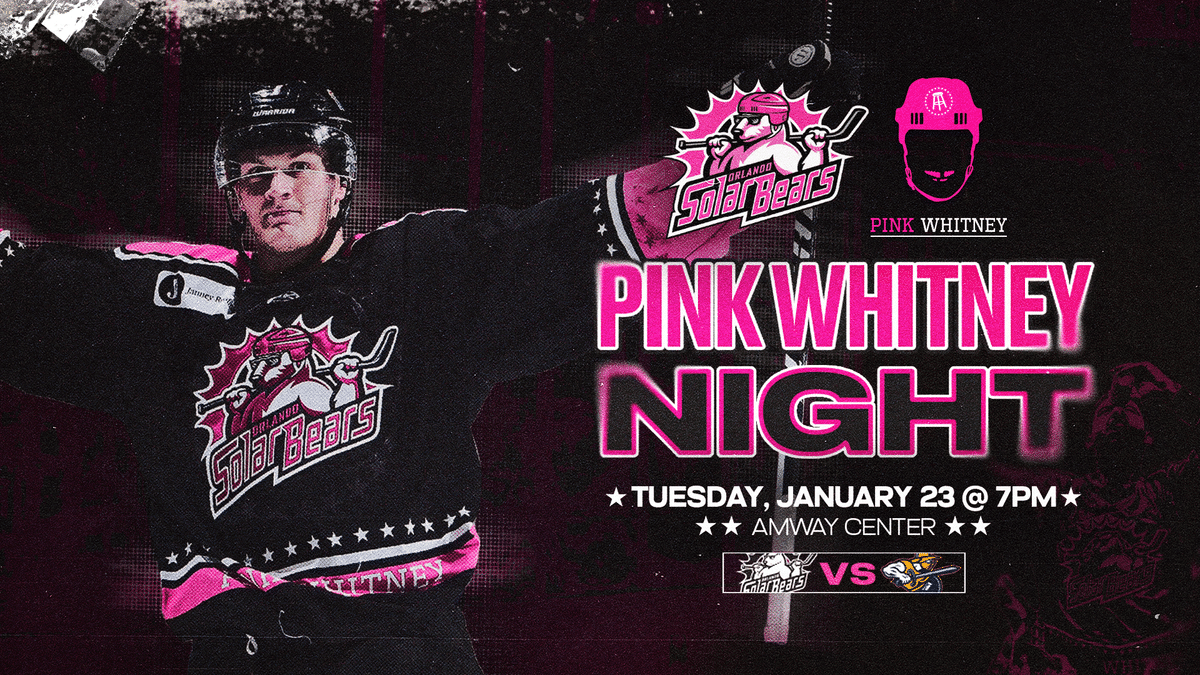 Pink Whitney Night is Back! Jan. 23, 2024 vs. ATL
