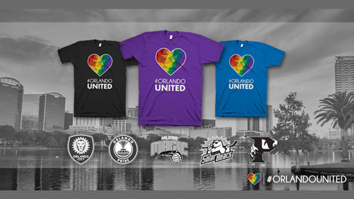 Orlando Solar Bears, Orlando Magic, Orlando City, Orlando Pride and Orlando Predators Join Forces for #OrlandoUnited
