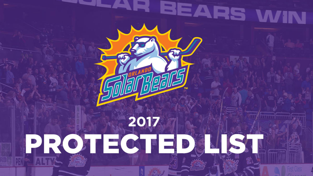 Solar Bears announce 2017 Protected List