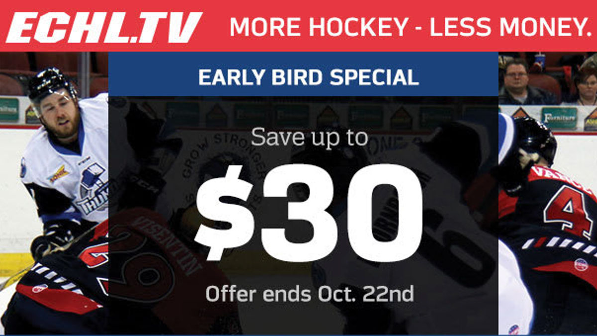 ECHL.TV All-Access Early Bird Special now available including new devices