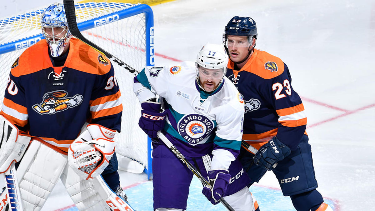 Skirving&#039;s first two goals help Solar Bears earn point