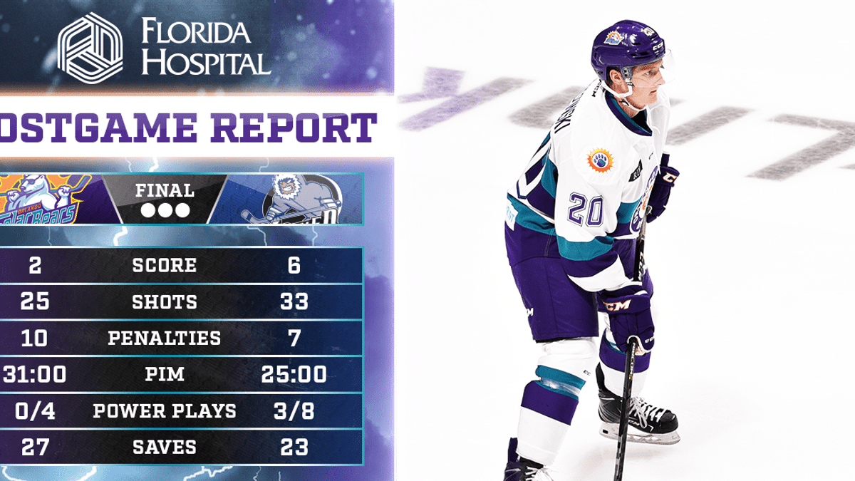 Solar Bears open road trip with loss to Icemen