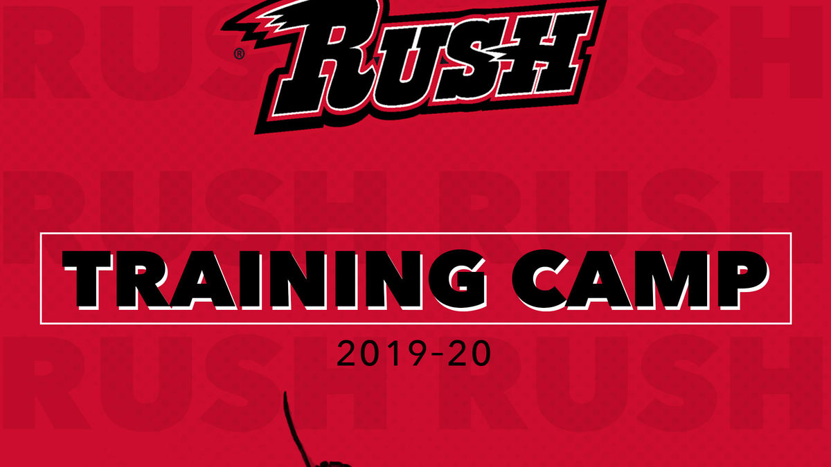 RUSH ANNOUNCE TRAINING CAMP SCHEDULE AND ROSTER
