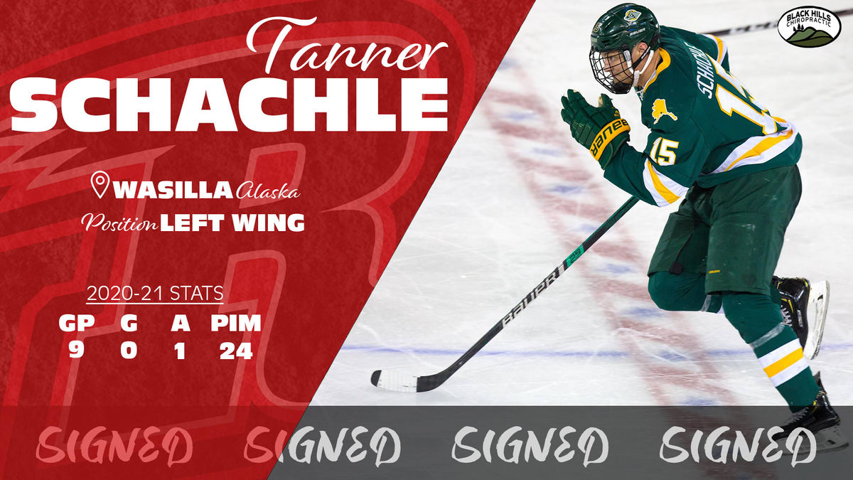RUSH SIGN ROOKIE FORWARD TANNER SCHACHLE