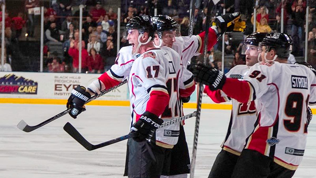 RUSH FALL IN OT ON FIVE-ON-THREE POWER PLAY GOAL, SERIES TIED AT 1-1