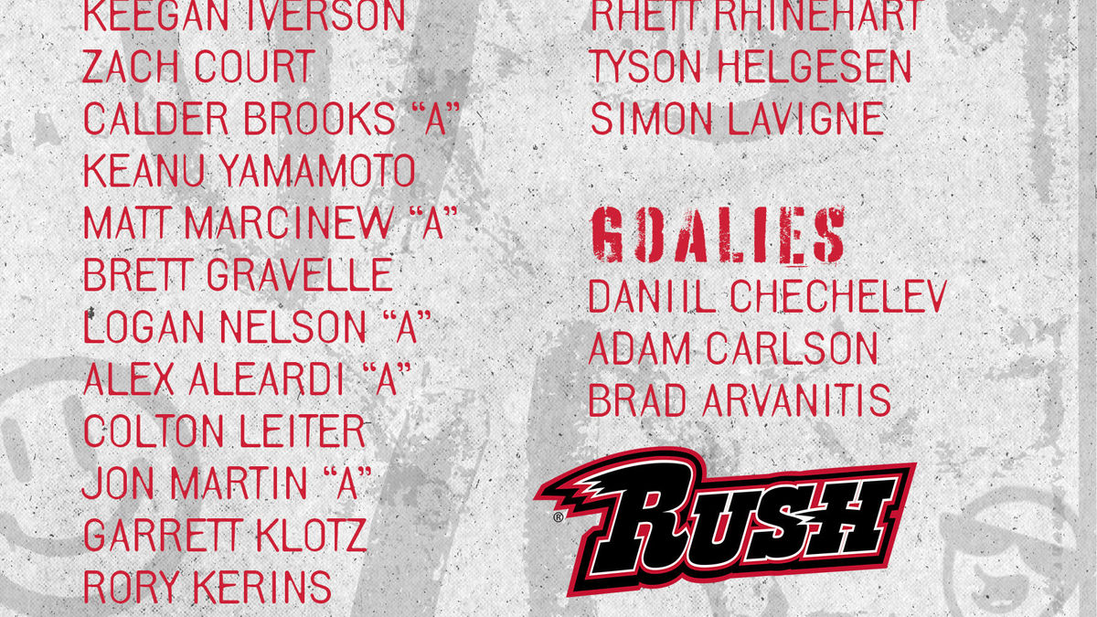 RUSH ANNOUNCE 2022-23 OPENING NIGHT ROSTER