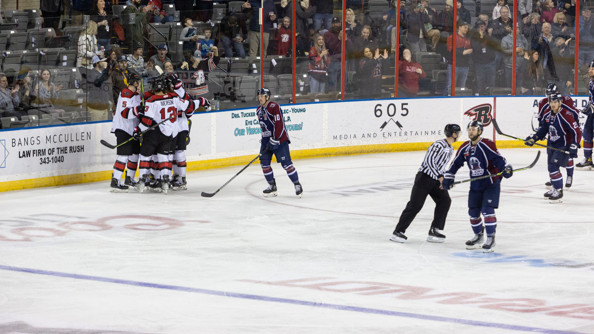 RUSH RIDE FRANCHISE RECORD SIX-GOAL FIRST PERIOD TO 7-4 WIN OVER TULSA