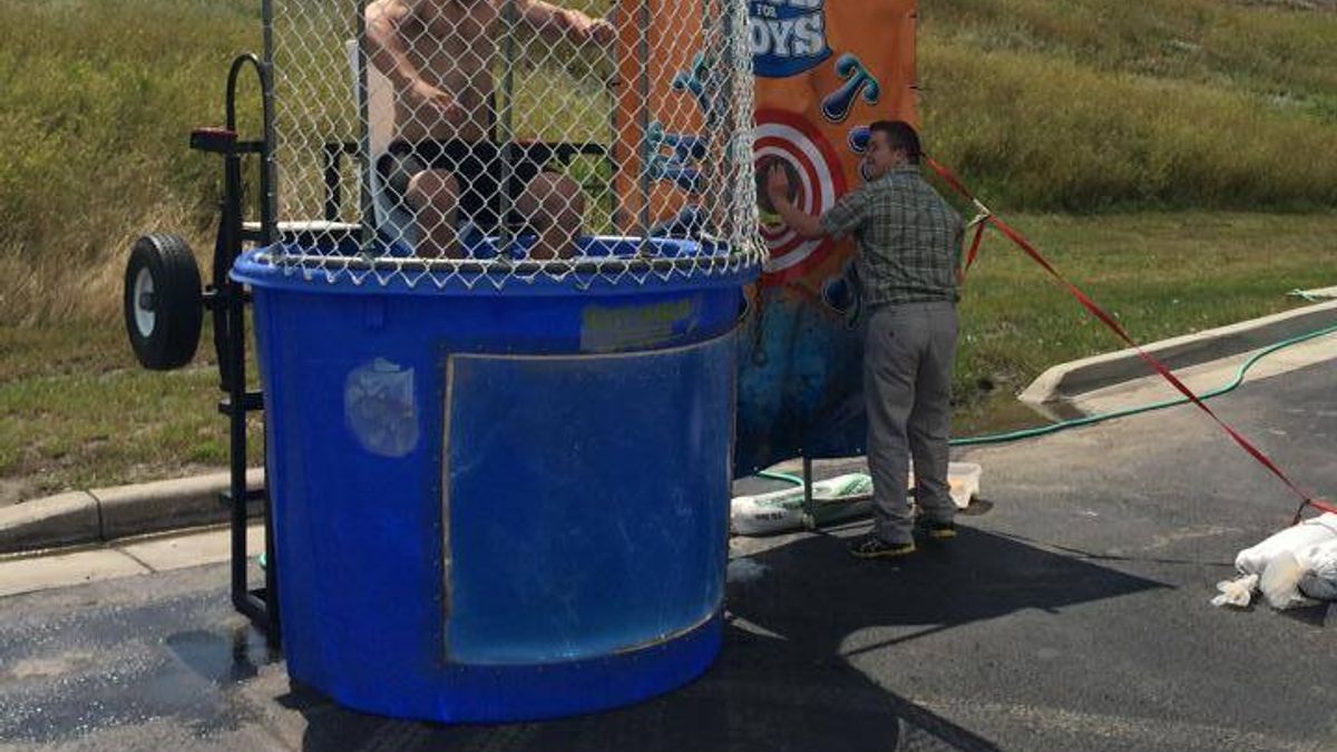 RUSH GET DUNKED FOR SPECIAL OLYMPICS