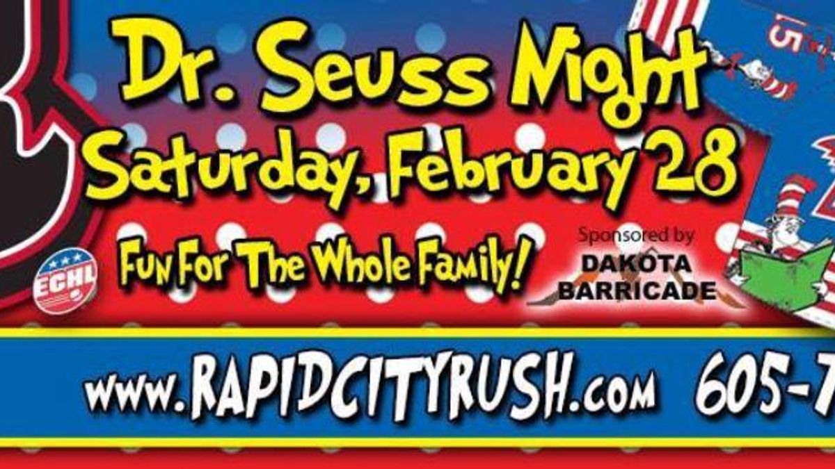 RUSH ALL SET FOR &quot;DR. SEUSS NIGHT&quot;