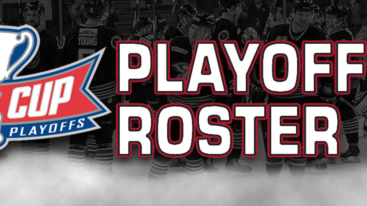 RUSH ANNOUNCE PLAYOFF ROSTER