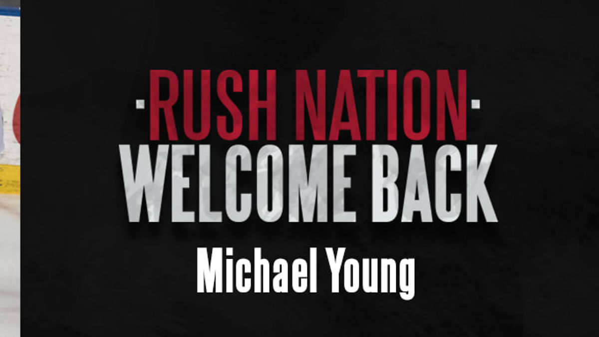 MICHAEL YOUNG RETURNS TO THE RUSH