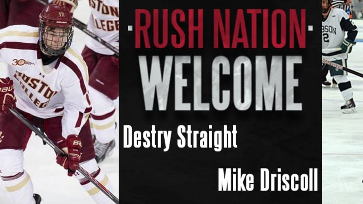 RUSH ADD TWO FORWARDS TO ROSTER