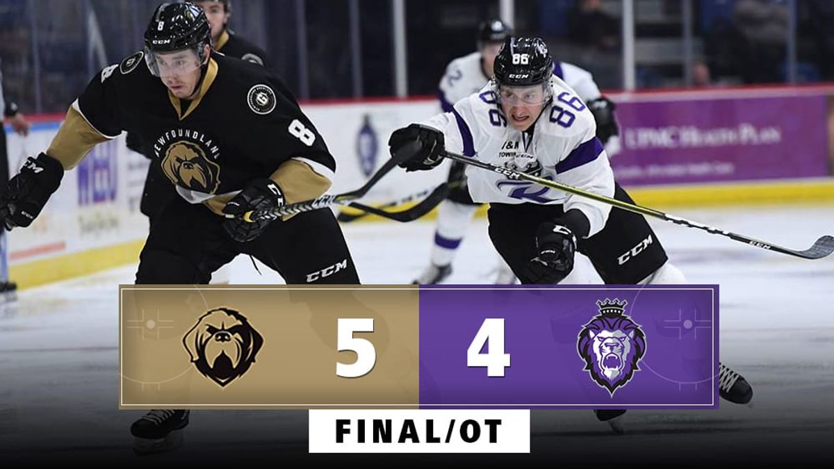 Back-and-forth game swings Growlers’ way in OT, 5-4