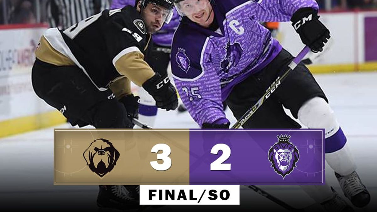 Royals tie longest shootout in team history and fall to Growlers, 3-2