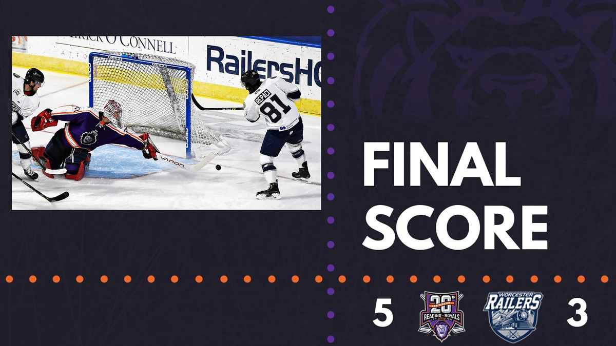 Royals lead entire game vs. Railers to earn sixth straight win