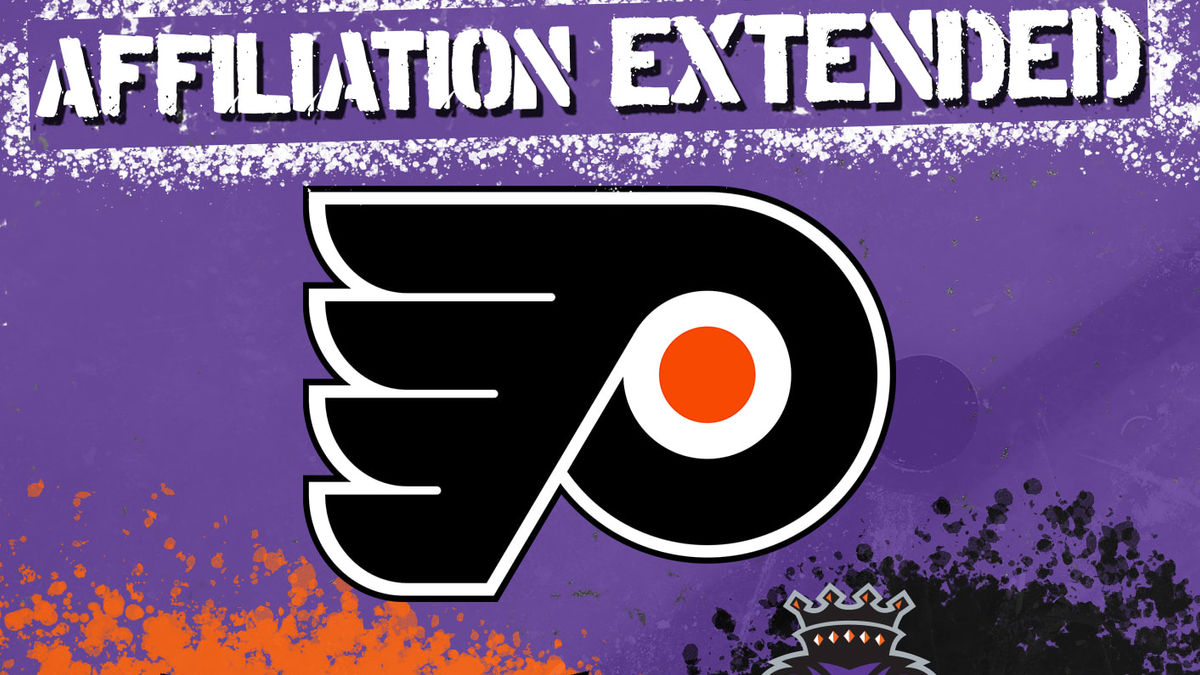 Royals, Philadelphia Flyers Announce Affiliation Extension