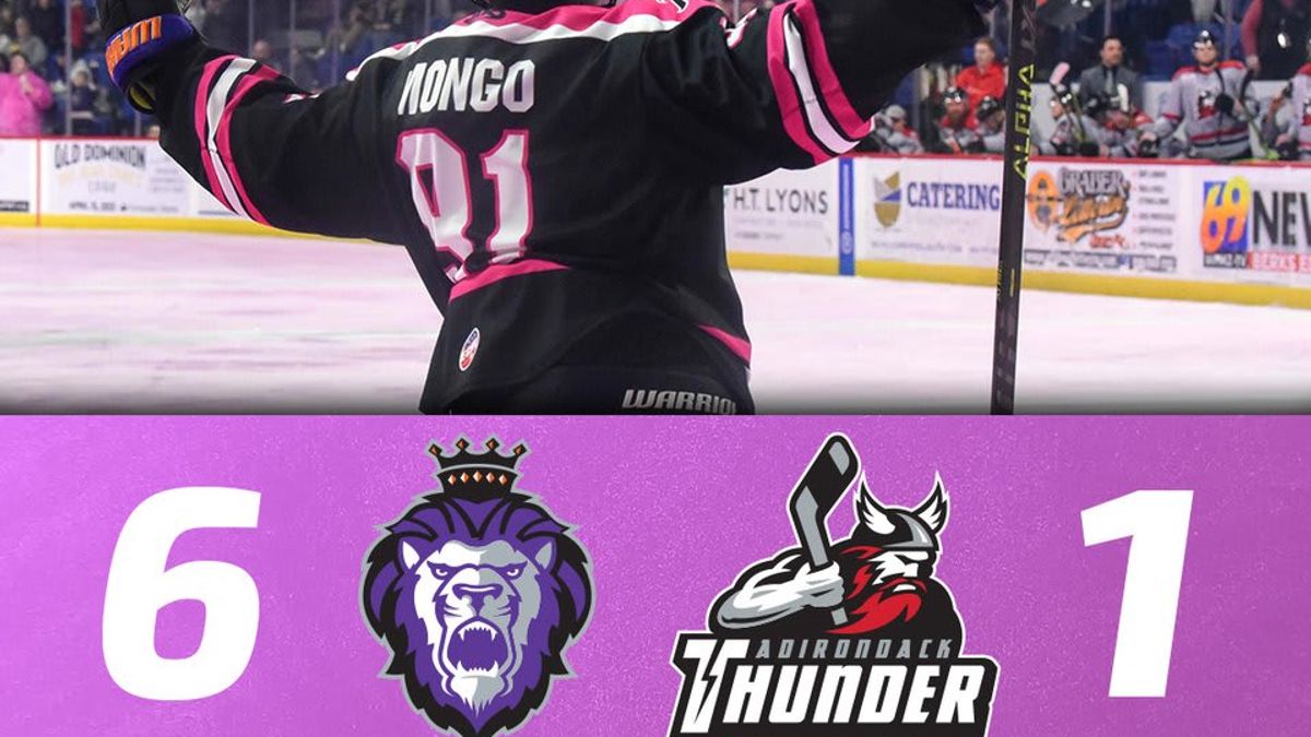 Royals Rout Thunder in Pink in the Rink Game, 6-1