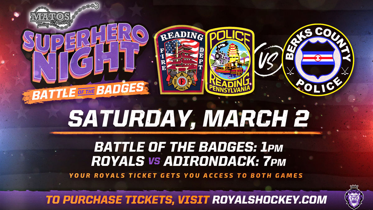 Royals Announce Details for Battle of the Badges on Mar. 2