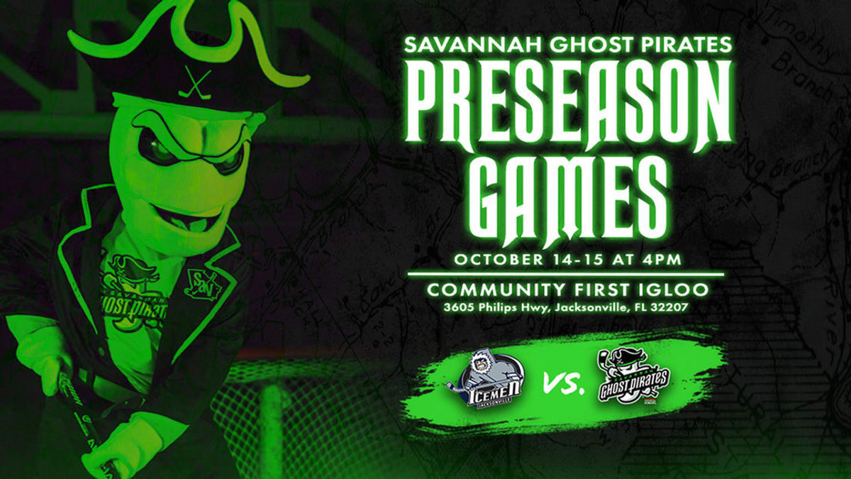 Ghost Pirates Announce Preseason Series in Jacksonville
