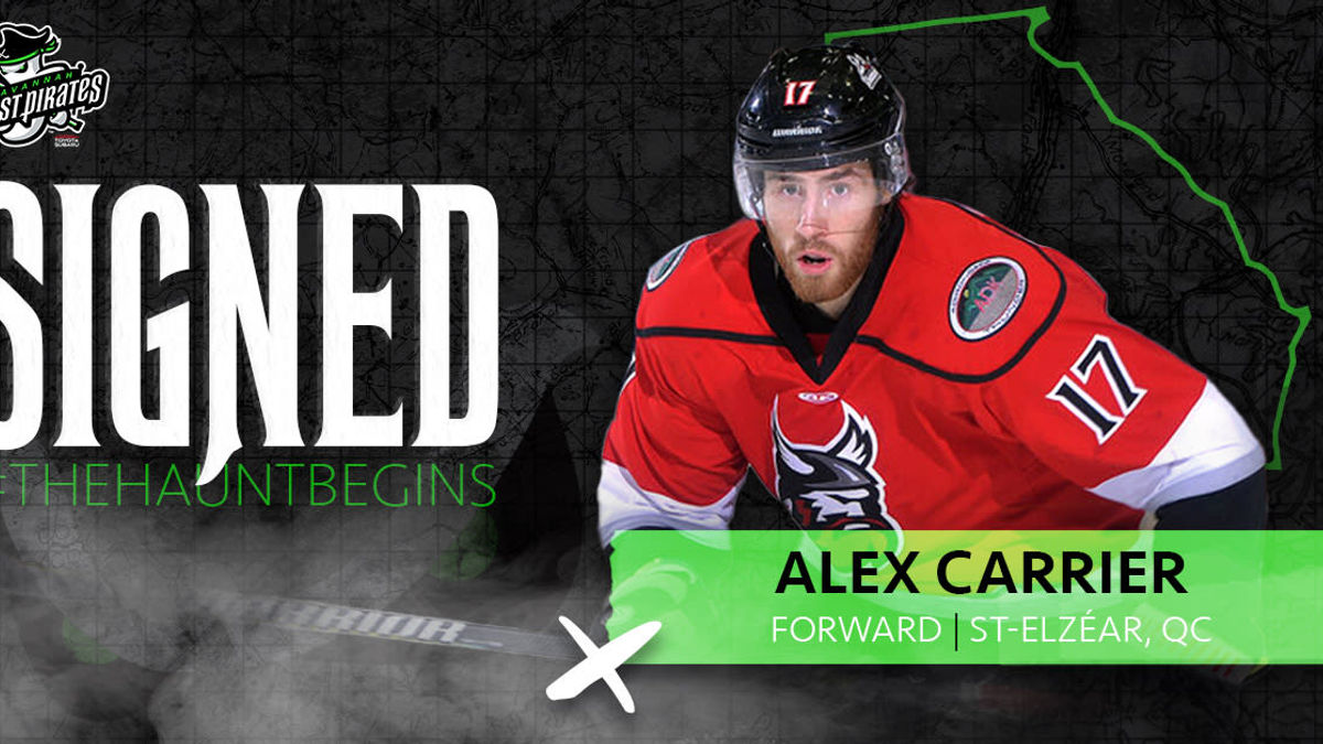 GHOST PIRATES ADD ALEX CARRIER TO FORWARD CORPS
