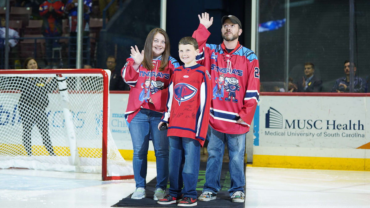 It Takes a Village: Stingrays Give Back to Superheroes Battling Cancer