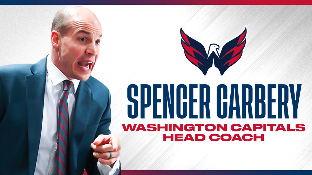 Former Stingrays Coach and Player Spencer Carbery Introduced as Head Coach of Washington Capitals