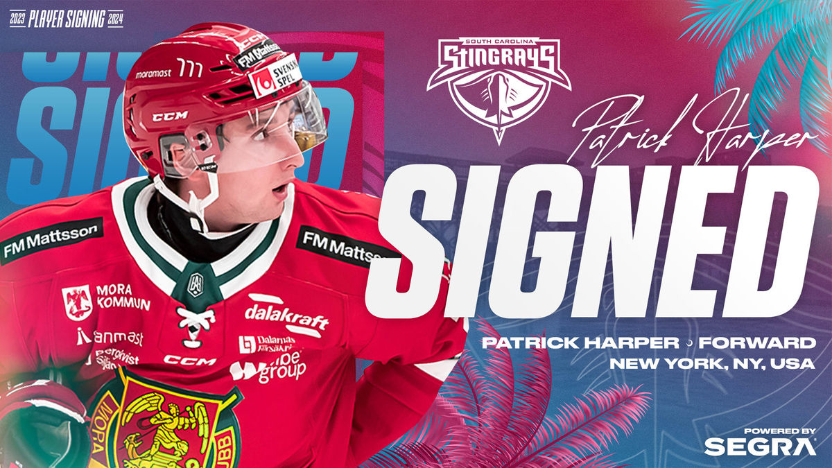 STINGRAYS AGREE TO TERMS WITH PATRICK HARPER