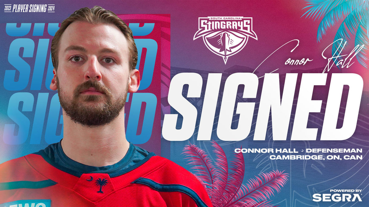 STINGRAYS AGREE TO TERMS WITH CONNOR HALL
