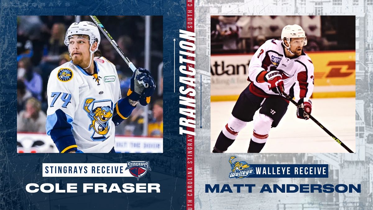 STINGRAYS ACQUIRE COLE FRASER FROM TOLEDO