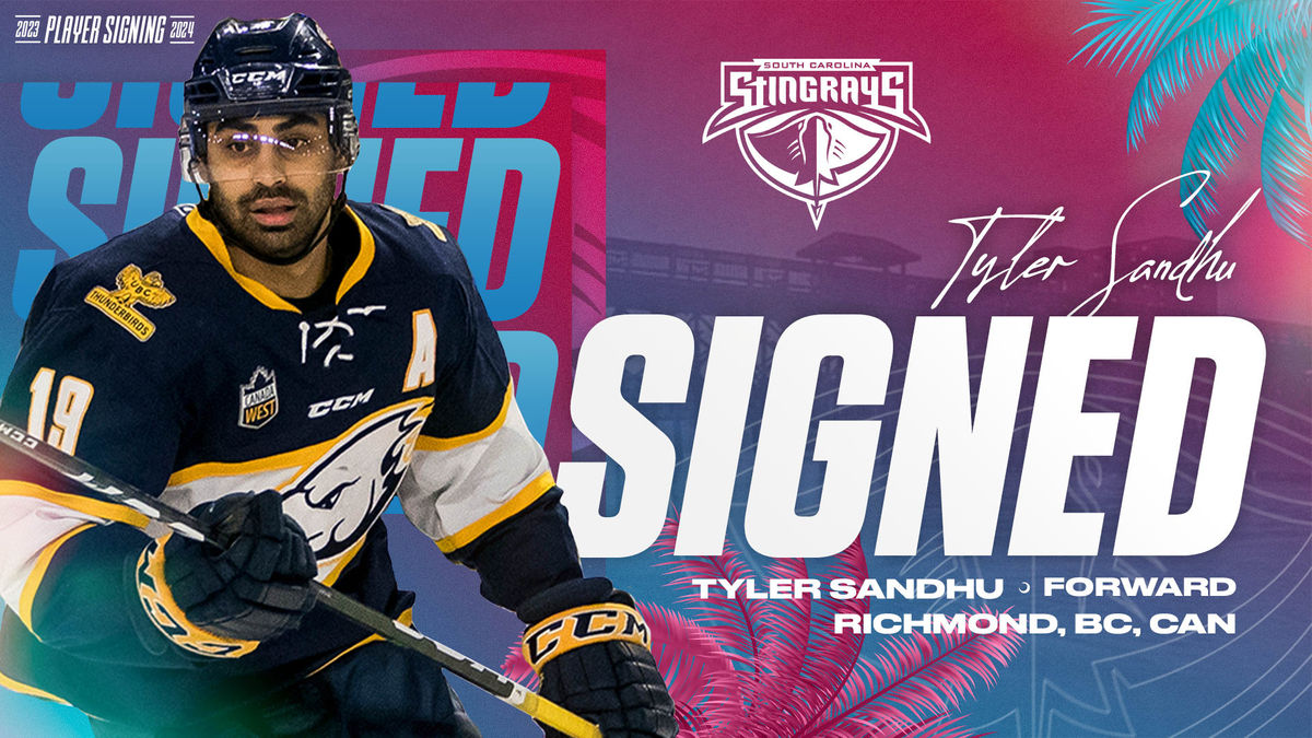 STINGRAYS AGREE TO TERMS WITH TYLER SANDHU