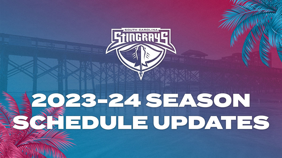 Stingrays Announce Changes to 2023-24 Game Schedule