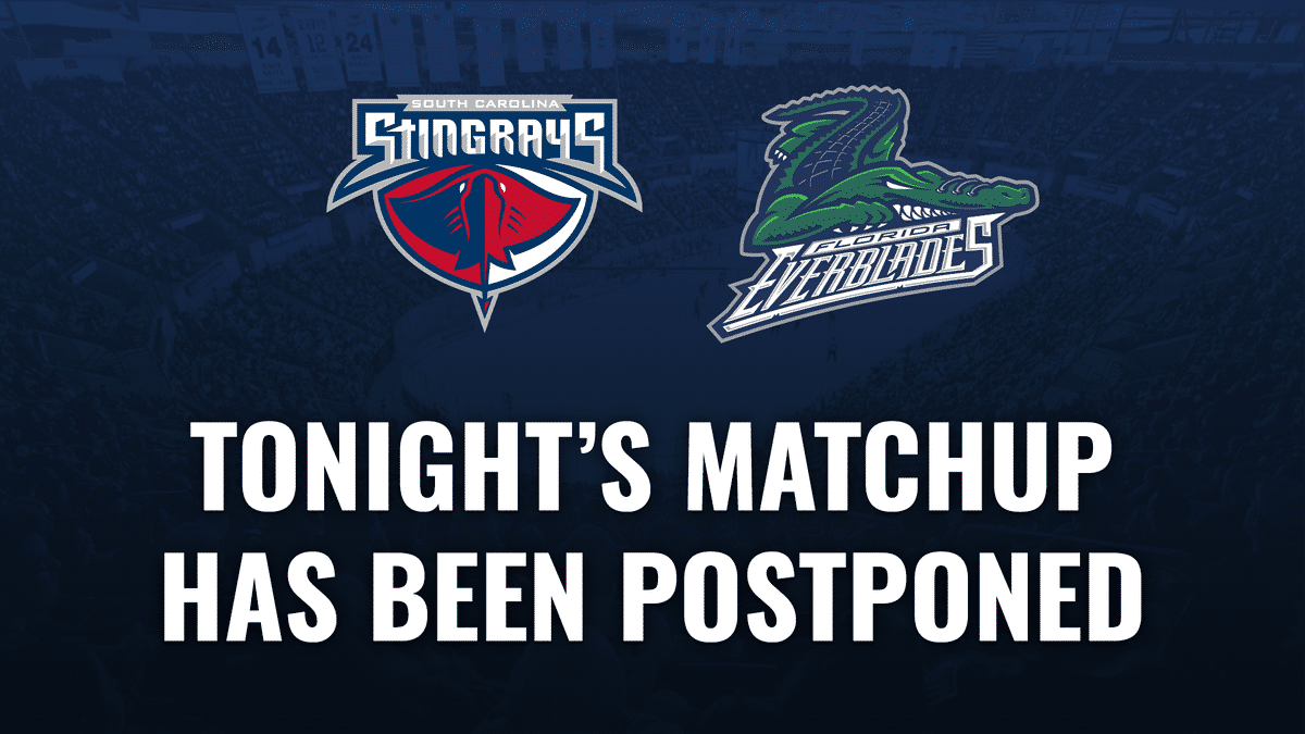 Saturday&#039;s Stingrays Game Postponed