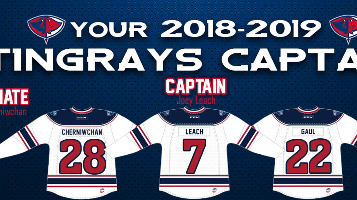 Joey Leach Named Stingrays Team Captain