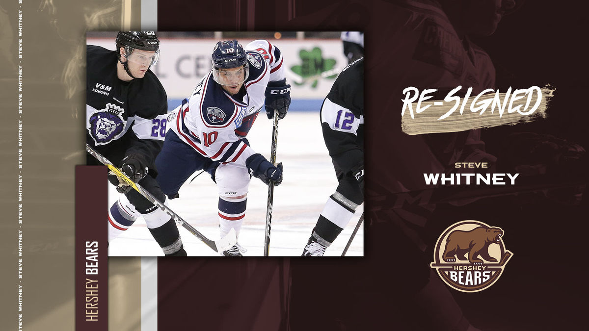 Milner, Whitney Re-Sign With Hershey Bears For 2019-20