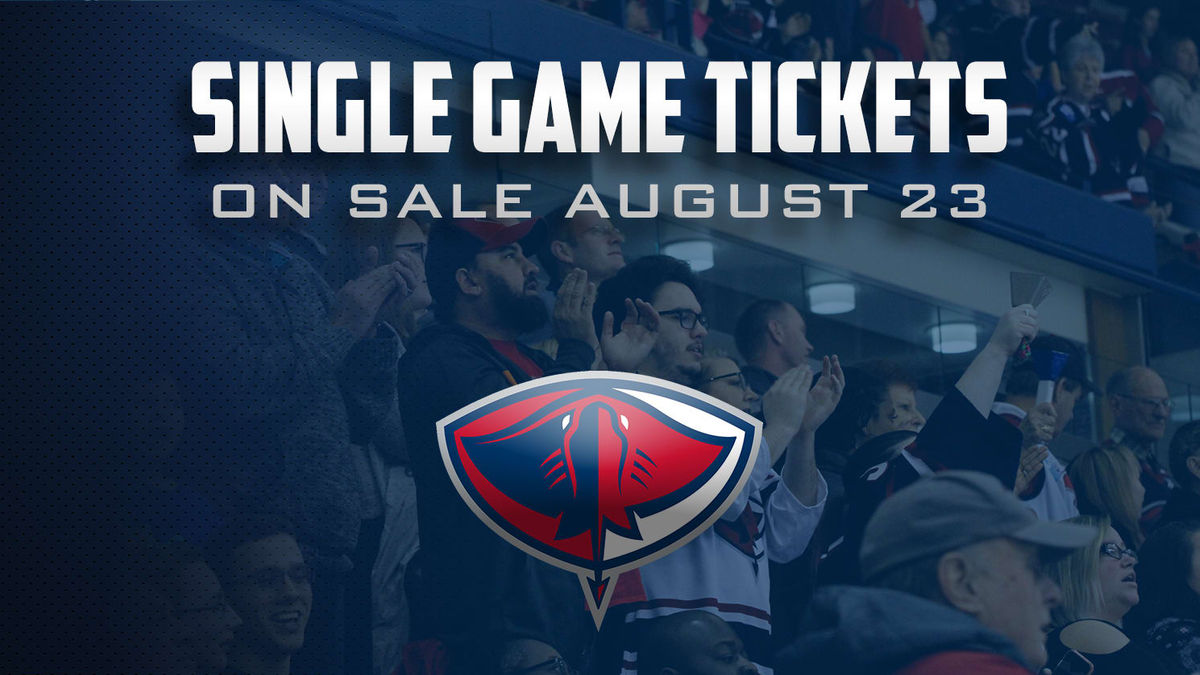Stingrays Single Game Tickets On Sale Aug. 23