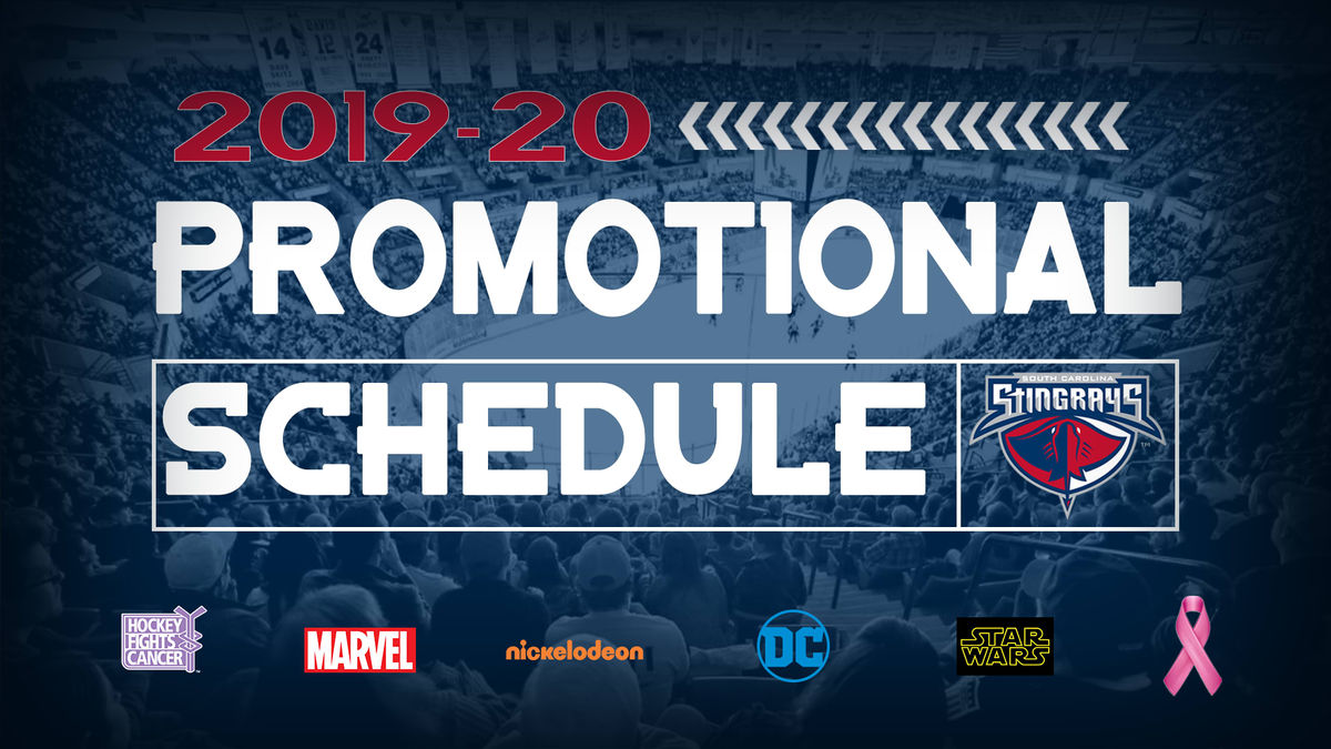 Stingrays Announce Full 2019-20 Promotional Schedule