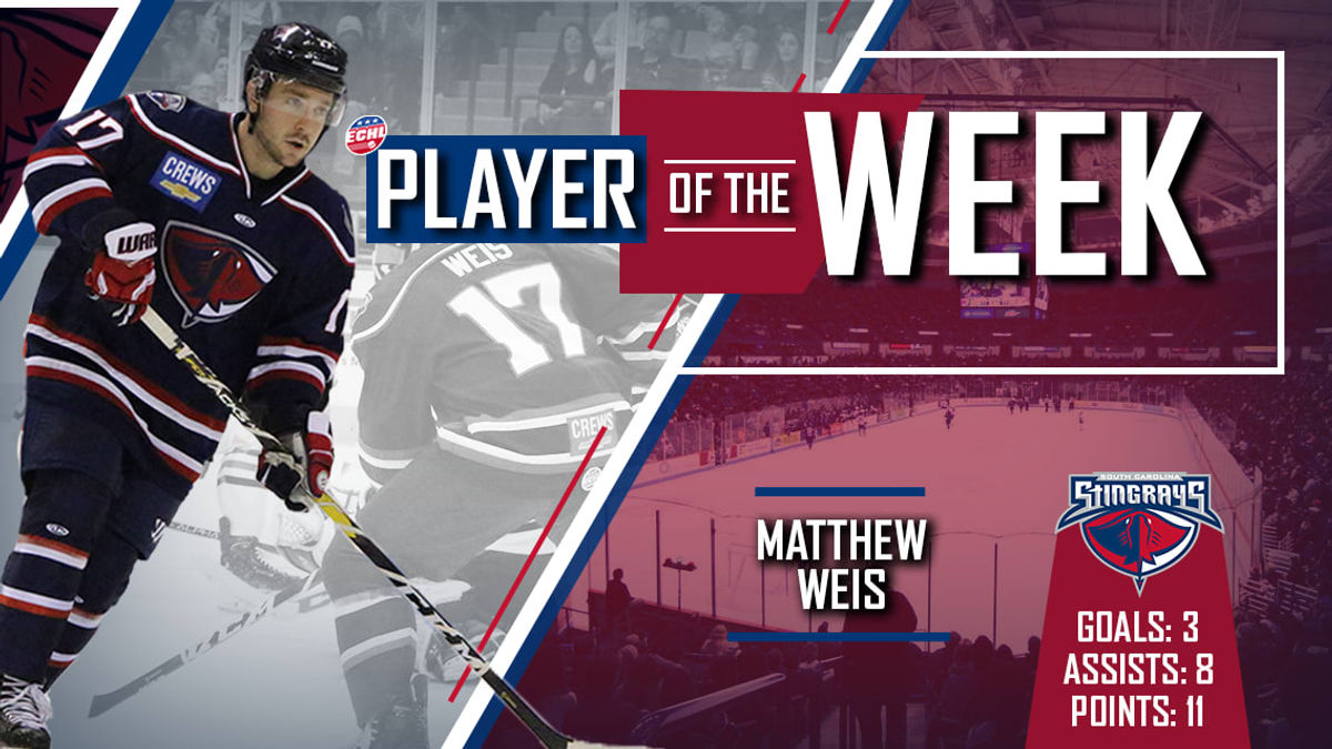 Weis Named ECHL Player of the Week
