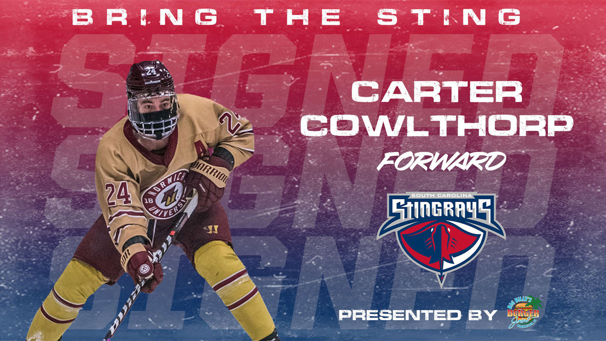 STINGRAYS ADD COWLTHROP TO ROSTER