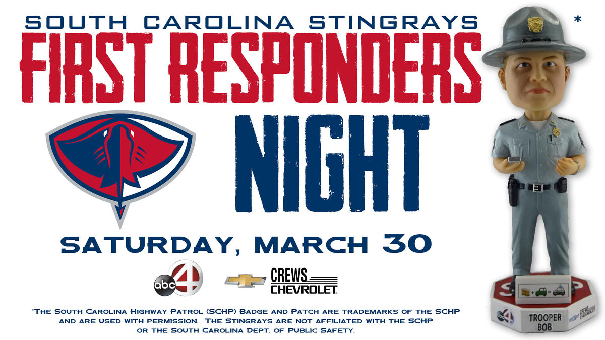Stingrays To Host &#039;First Responders Night&#039; March 30