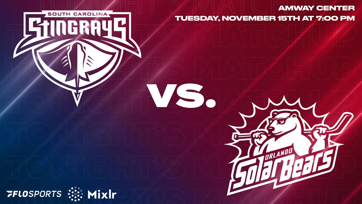 Game Preview: Stingrays at Solar Bears, November 15 at 7:00 PM