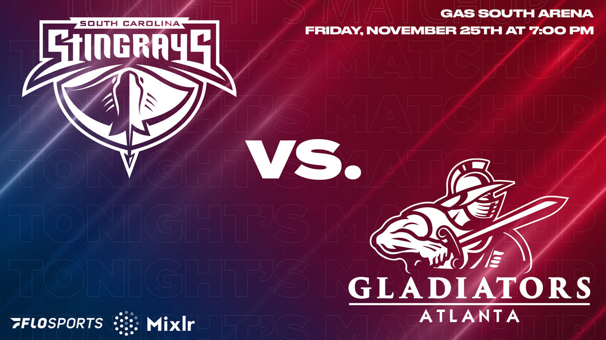 Game Preview: Stingrays at Gladiators, November 25 at 7:00 PM