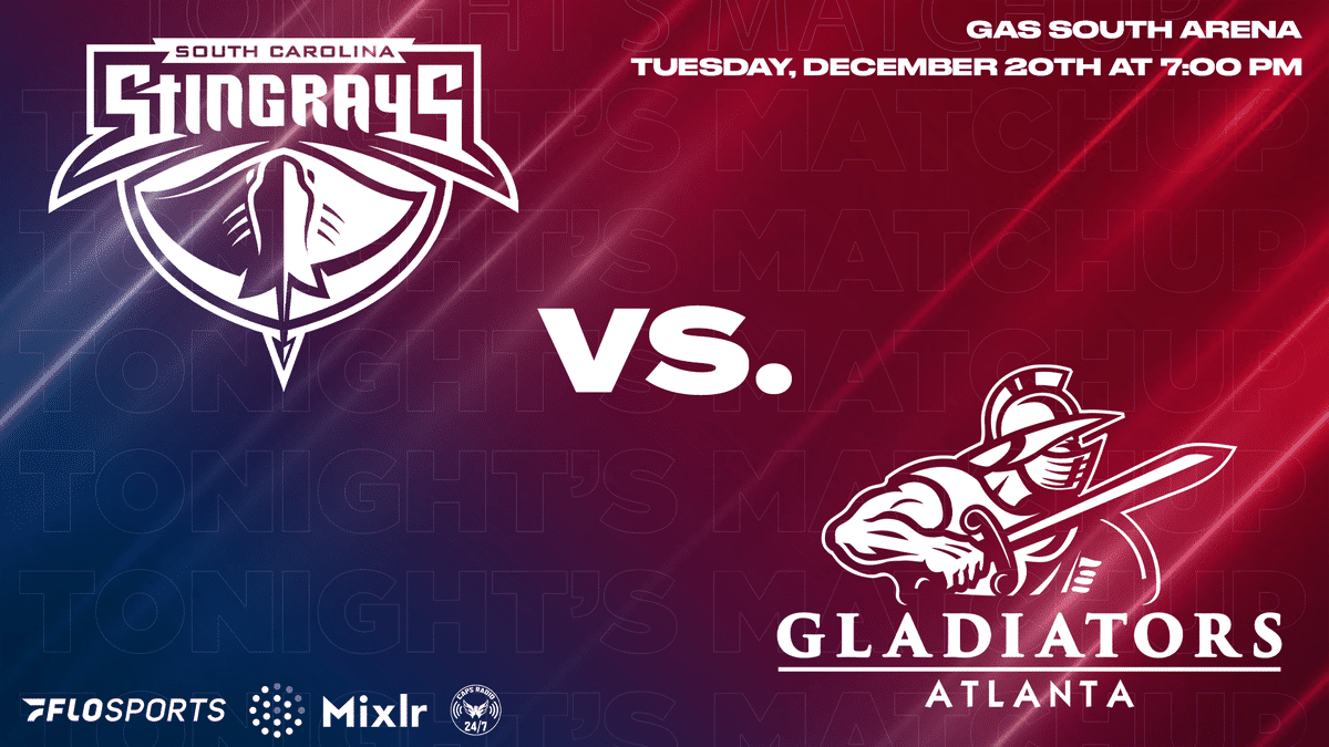 Game Preview: Stingrays at Gladiators, December 20 at 7:00 PM