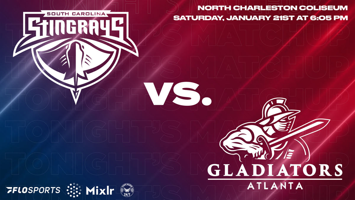 Game Preview: Stingrays vs. Gladiators, January 21 at 6:05 PM