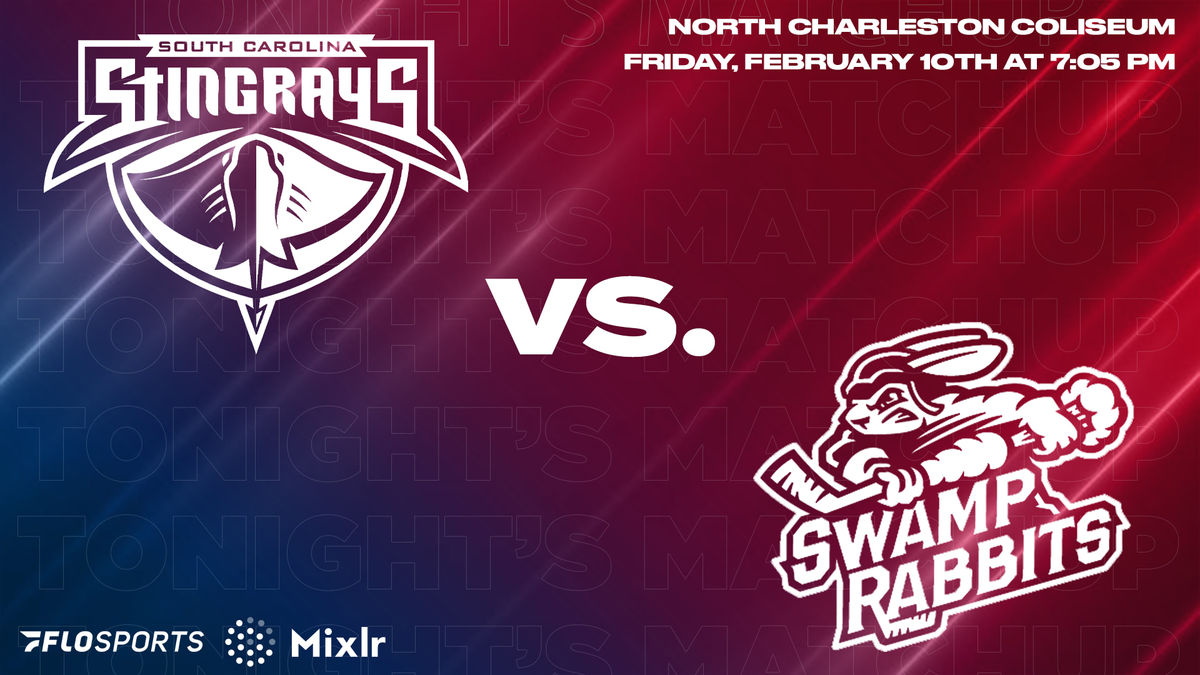 Game Preview: Stingrays vs. Swamp Rabbits, February 10 at 7:05 PM