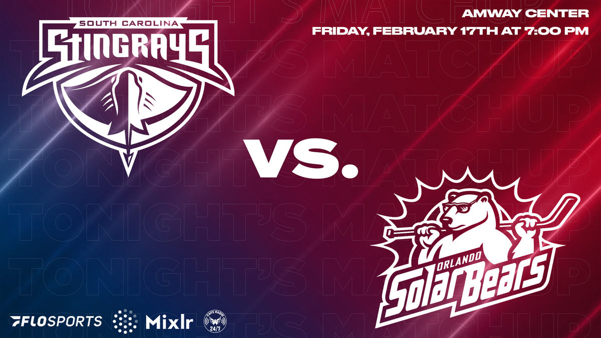 Game Preview: Stingrays at Solar Bears, February 17 at 7:00 PM